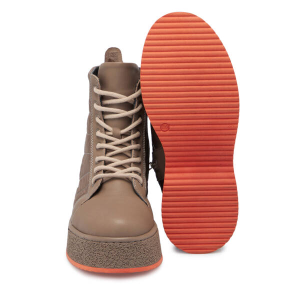 Vizon Deri - Tekstil Kadın Casual Bot - K24K1BT67547-U3X - 4