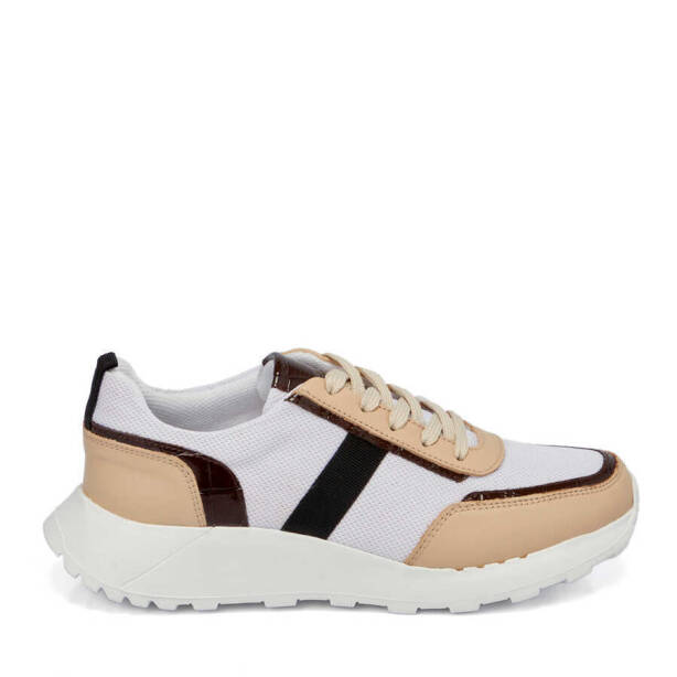 Vizon Deri - Tekstil Kadın Sneaker - K24I1AY67384-A44 - 3