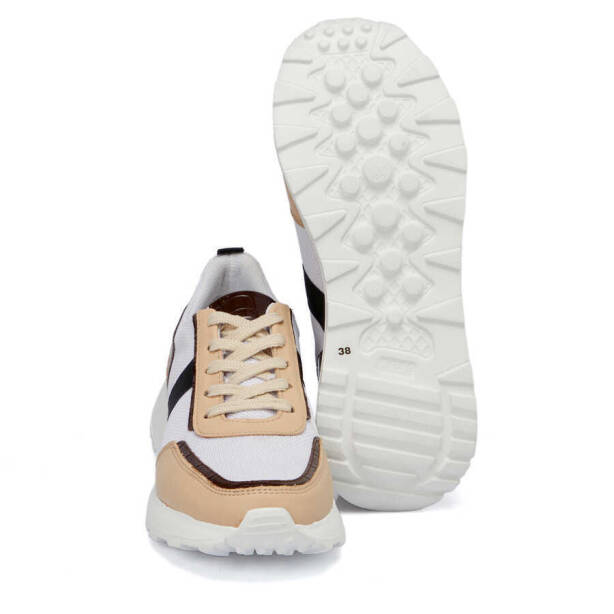Vizon Deri - Tekstil Kadın Sneaker - K24I1AY67384-A44 - 4