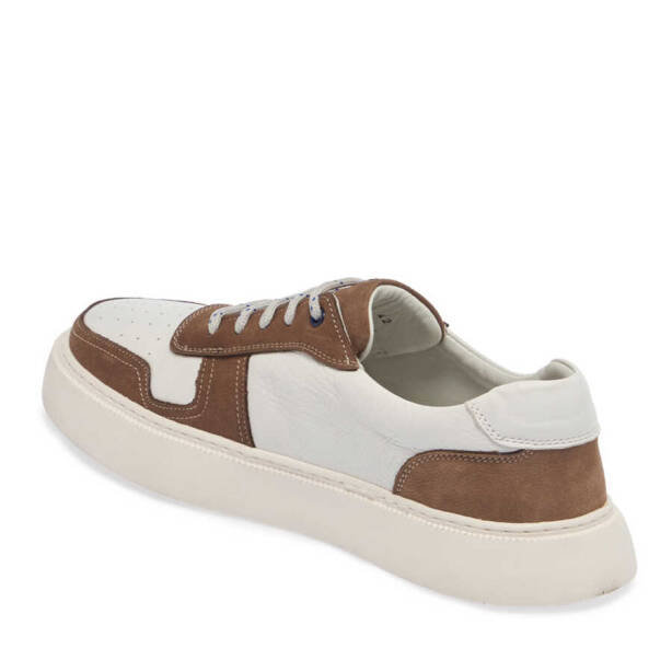 Vizon Hakiki Deri Erkek Sneaker - E24I1AY56814-A65 - Tergan