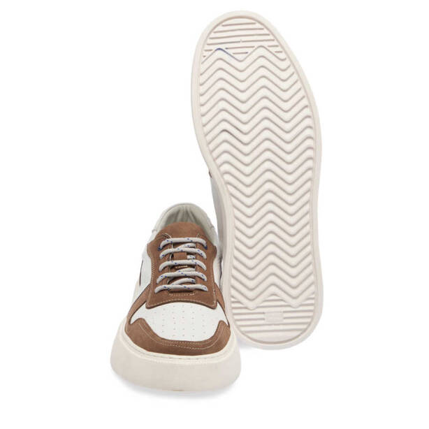Vizon Hakiki Deri Erkek Sneaker - E24I1AY56814-A65 - Tergan