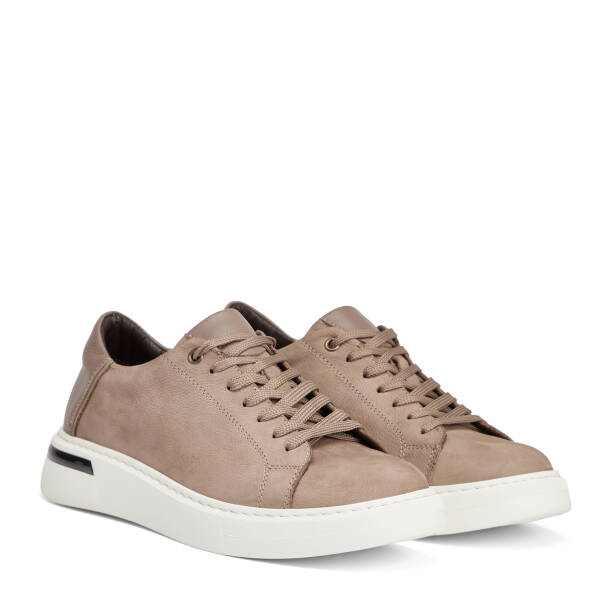 Vizon Hakiki Deri Erkek Sneaker - E26S1AY57847-B21 - 2