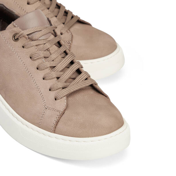 Vizon Hakiki Deri Erkek Sneaker - E26S1AY57847-B21 - 3