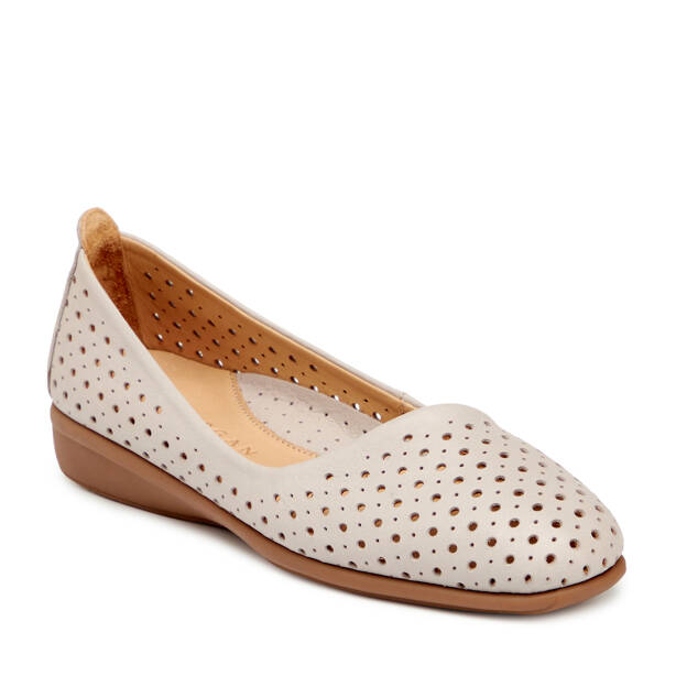 Vizon Hakiki Deri Kadın Casual Ayakkabı - K25I1AY67973-A44 - Tergan