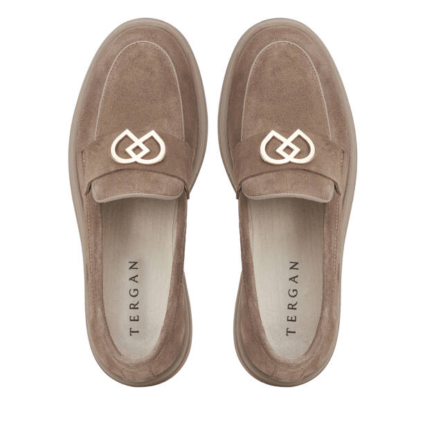 Vizon Hakiki Deri Kadın Loafer - K26I1AY68465-A02 - 5