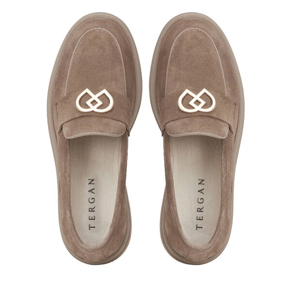 Vizon Hakiki Deri Kadın Loafer - K26I1AY68465-A02 - 5