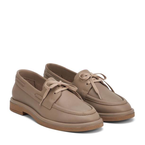 Vizon Hakiki Deri Kadın Loafer - K26I1AY68466-A44 - 2