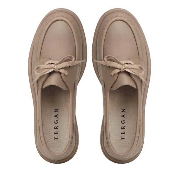 Vizon Hakiki Deri Kadın Loafer - K26I1AY68466-A44 - 5