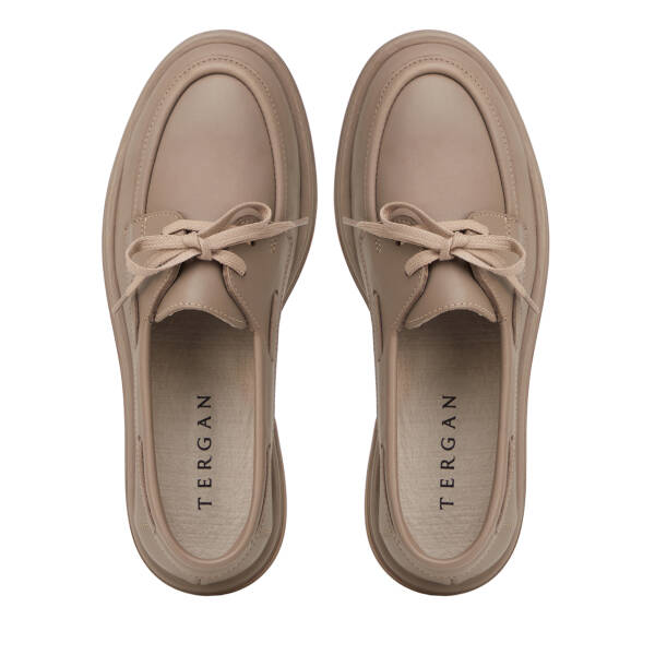 Vizon Hakiki Deri Kadın Loafer - K26I1AY68466-A44 - 5