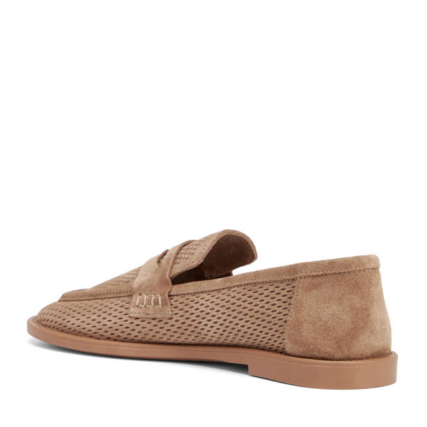 Vizon Hakiki Deri Kadın Loafer - K26I1AY68666-A84 - 4