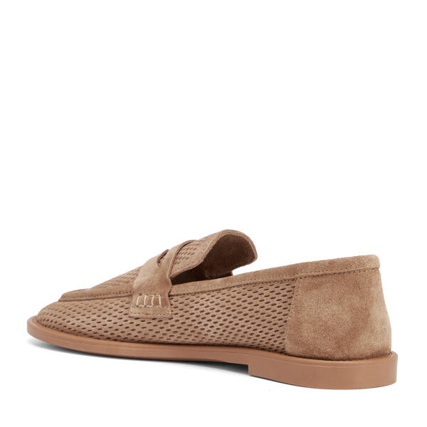 Vizon Hakiki Deri Kadın Loafer - K26I1AY68666-A84 - 4