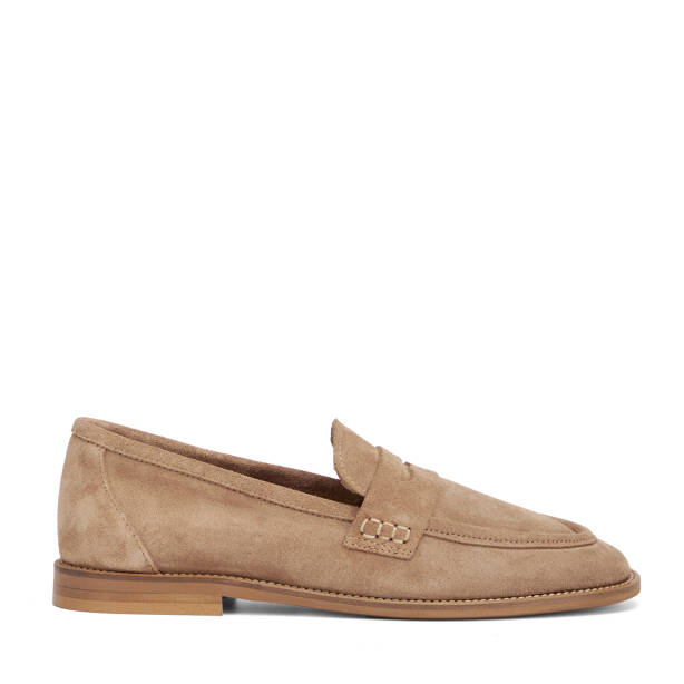 Vizon Hakiki Deri Kadın Loafer - K26I1AY68667-A84 