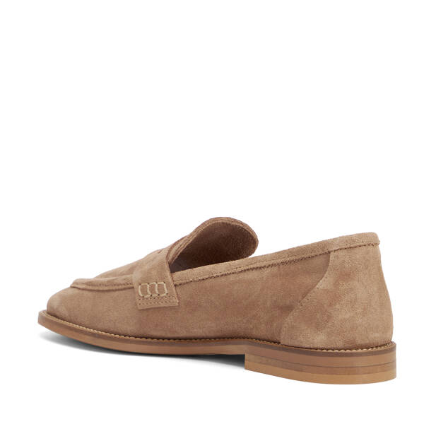 Vizon Hakiki Deri Kadın Loafer - K26I1AY68667-A84 - 4