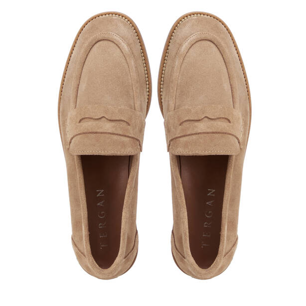 Vizon Hakiki Deri Kadın Loafer - K26I1AY68667-A84 - 5