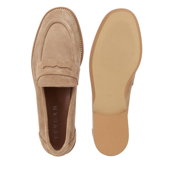 Vizon Hakiki Deri Kadın Loafer - K26I1AY68667-A84 - 6