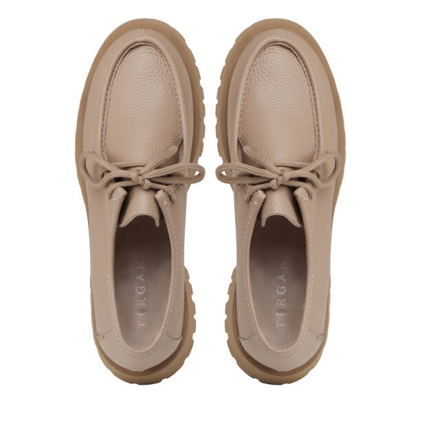 Vizon Hakiki Deri Kadın Makosen - K25S1AY68173-E32 - 5