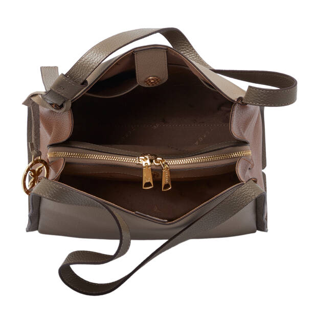 Vizon Hakiki Deri Kadın Omuz Çantası - S25K1BC80458-V3L - 4