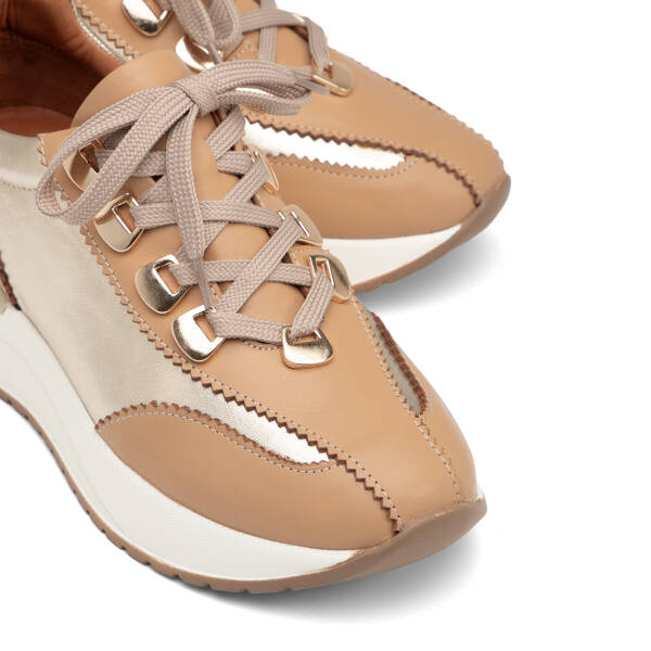 Vizon Hakiki Deri Kadın Sneaker - K26I1AY68468-V0T - 3