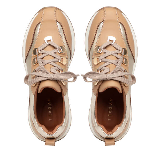 Vizon Hakiki Deri Kadın Sneaker - K26I1AY68468-V0T - 5