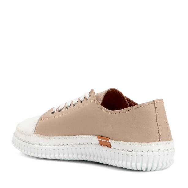 Vizon Hakiki Deri Kadın Sneaker - K4MEAY068703-A44 - Tergan Four Season