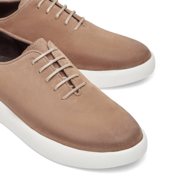 Vizon Hakiki Nubuk Deri Erkek Casual Ayakkabı - E26I1AY57611-B21 - 3