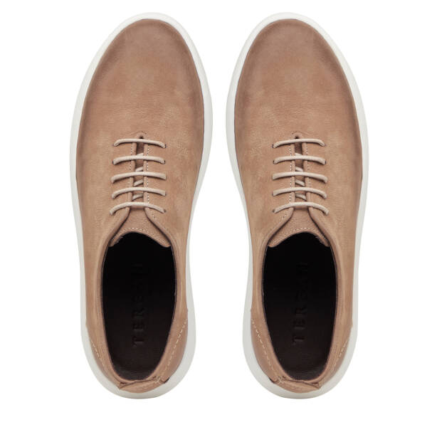 Vizon Hakiki Nubuk Deri Erkek Casual Ayakkabı - E26I1AY57611-B21 - 5