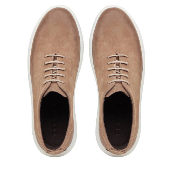 Vizon Hakiki Nubuk Deri Erkek Casual Ayakkabı - E26I1AY57611-B21 - 5