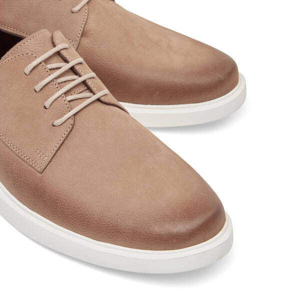 Vizon Hakiki Nubuk Deri Erkek Casual Ayakkabı - E26I1AY57614-B21 - 3