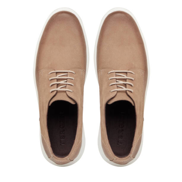 Vizon Hakiki Nubuk Deri Erkek Casual Ayakkabı - E26I1AY57614-B21 - 5