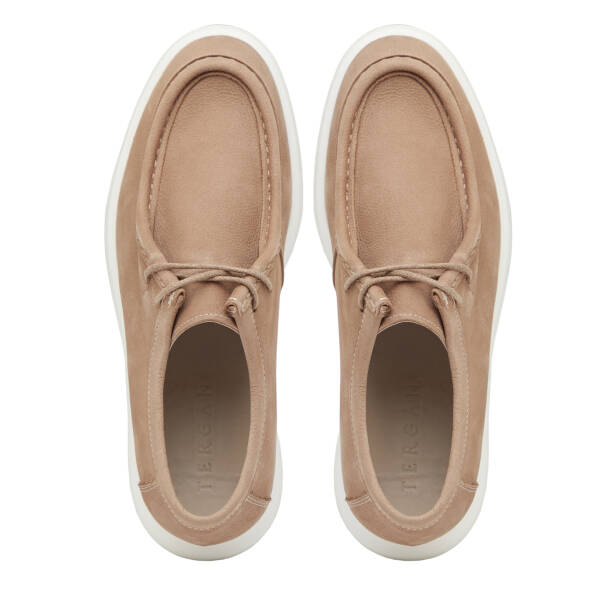 Vizon Hakiki Nubuk Deri Erkek Casual Ayakkabı - E26I1AY57635-B21 - 5