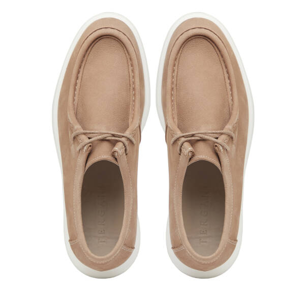 Vizon Hakiki Nubuk Deri Erkek Casual Ayakkabı - E26I1AY57635-B21 - 5