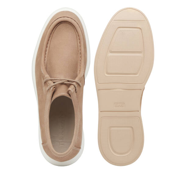 Vizon Hakiki Nubuk Deri Erkek Casual Ayakkabı - E26I1AY57635-B21 - 6