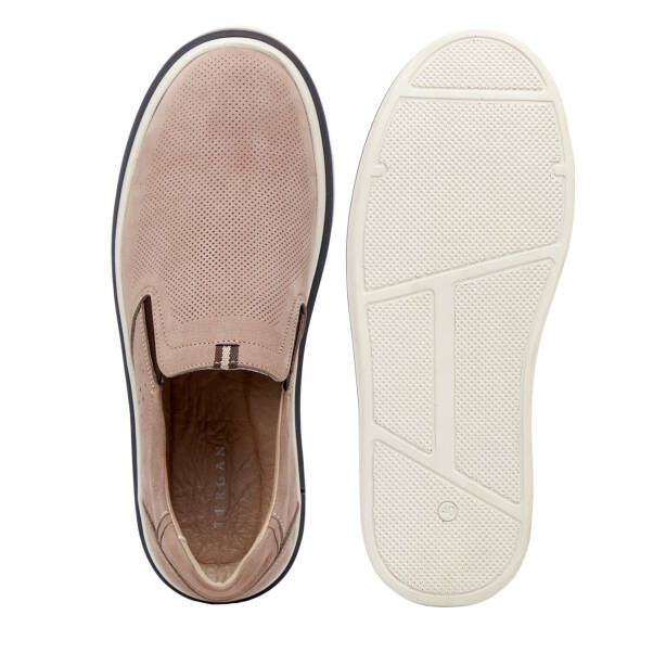 Vizon Hakiki Nubuk Deri Erkek Casual Ayakkabı - E26I1AY57641-B21 - 6