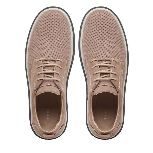 Vizon Hakiki Nubuk Deri Erkek Casual Ayakkabı - E26I1AY57643-B21 - 5