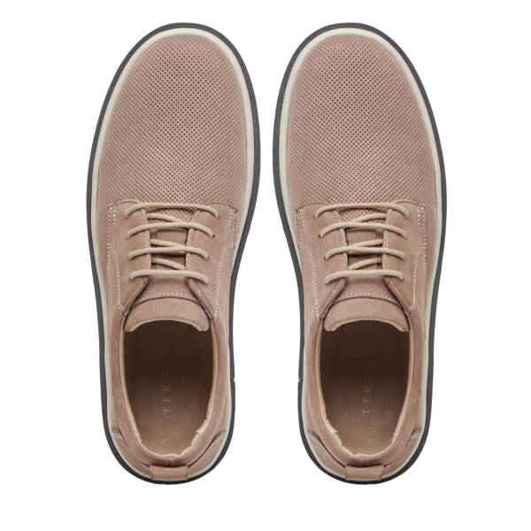 Vizon Hakiki Nubuk Deri Erkek Casual Ayakkabı - E26I1AY57643-B21 - 5