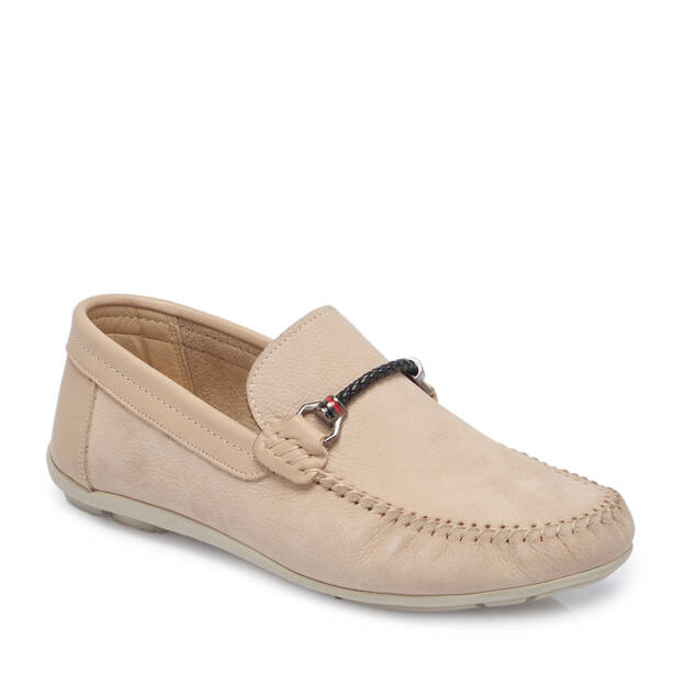 Vizon Hakiki Nubuk Deri Erkek Loafer - E26I1AY57617-B21 - 1
