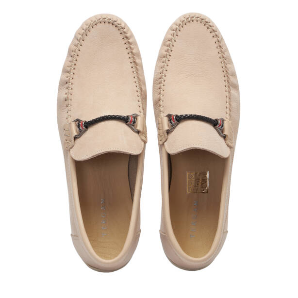 Vizon Hakiki Nubuk Deri Erkek Loafer - E26I1AY57617-B21 - 5