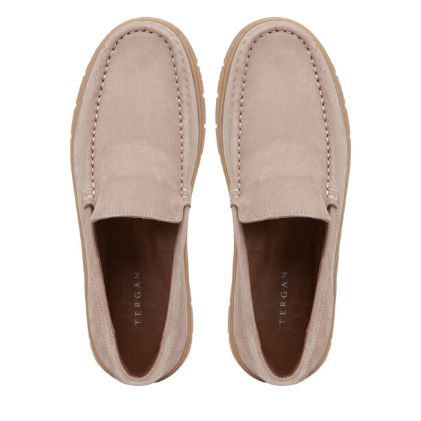 Vizon Hakiki Nubuk Deri Erkek Loafer - E26I1AY57646-B21 - 5