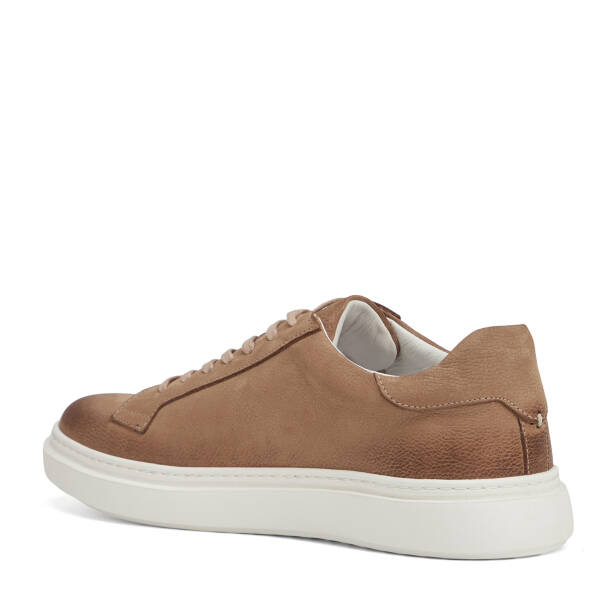 Vizon Hakiki Nubuk Deri Erkek Sneaker - E26I1AY57615-B21 - 4