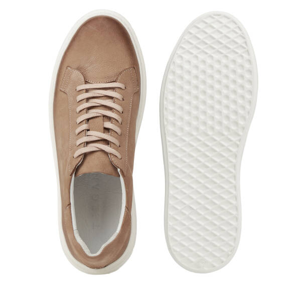 Vizon Hakiki Nubuk Deri Erkek Sneaker - E26I1AY57615-B21 - 6