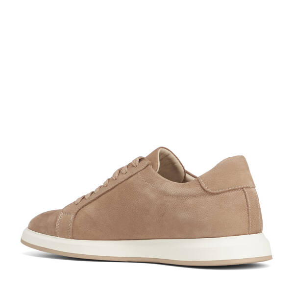 Vizon Hakiki Nubuk Deri Erkek Sneaker - E26I1AY57634-B21 - 4