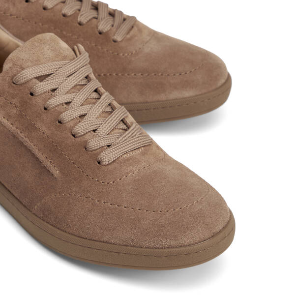 Vizon Hakiki Nubuk Deri Erkek Sneaker - E26I1AY57796-A84 - 3