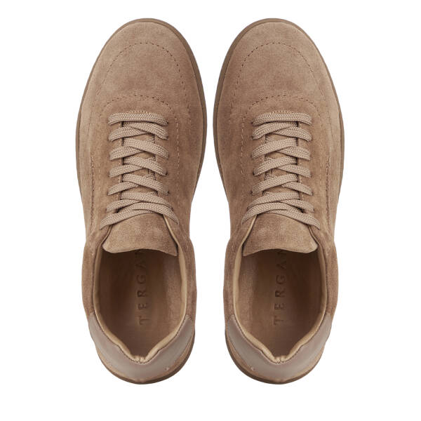 Vizon Hakiki Nubuk Deri Erkek Sneaker - E26I1AY57796-A84 - 5