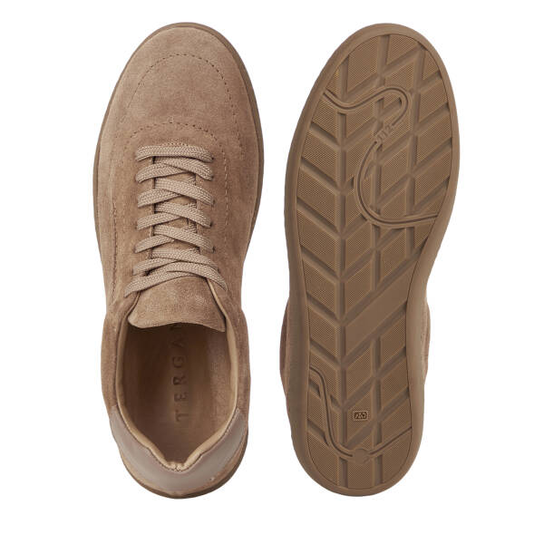 Vizon Hakiki Nubuk Deri Erkek Sneaker - E26I1AY57796-A84 - 6
