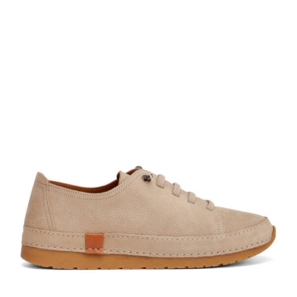 Vizon Hakiki Nubuk Deri Kadın Sneaker - K26I1AY68403-B21 - 1
