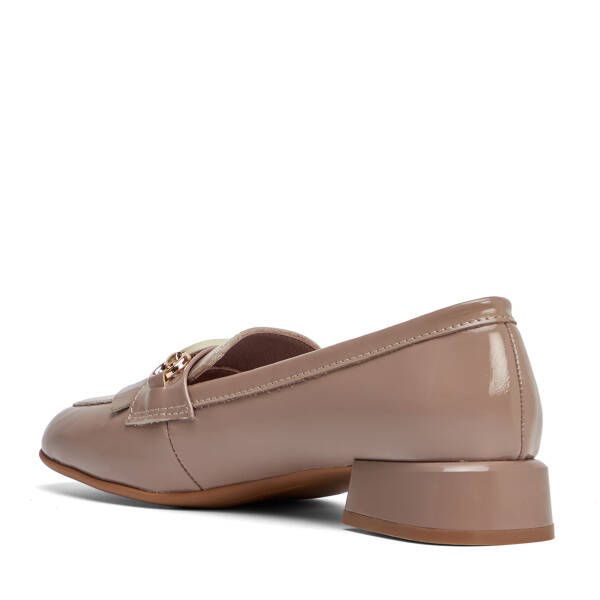 Vizon Hakiki Rugan Deri Kadın Loafer - K26S1AY68795-Q3P - 4