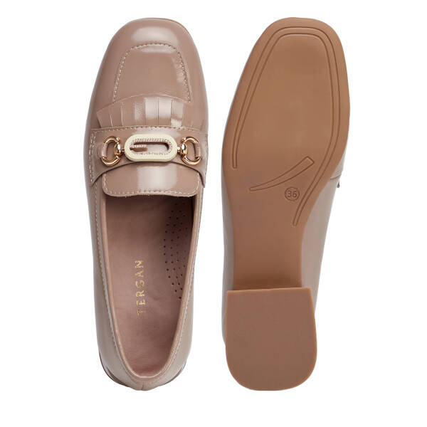 Vizon Hakiki Rugan Deri Kadın Loafer - K26S1AY68795-Q3P - 5