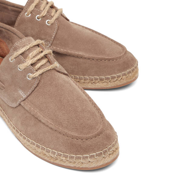 Vizon Hakiki Süet Deri Erkek Espadril - E26I1AY57624-A02 - 3