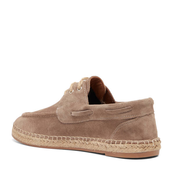 Vizon Hakiki Süet Deri Erkek Espadril - E26I1AY57624-A02 - 4