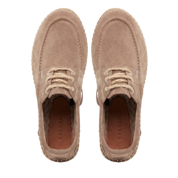 Vizon Hakiki Süet Deri Erkek Espadril - E26I1AY57624-A02 - 5